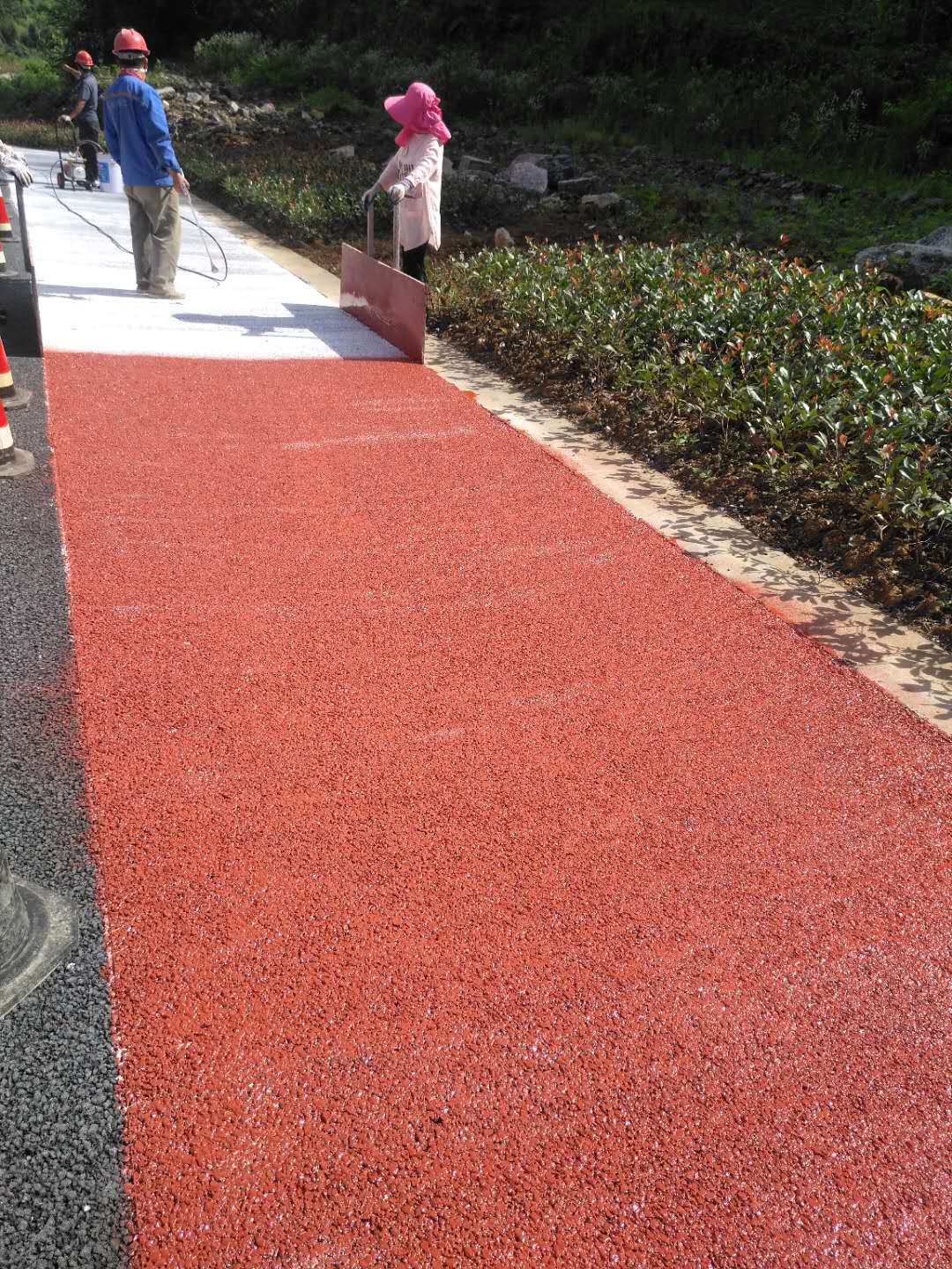 韶关路面改色喷涂施工