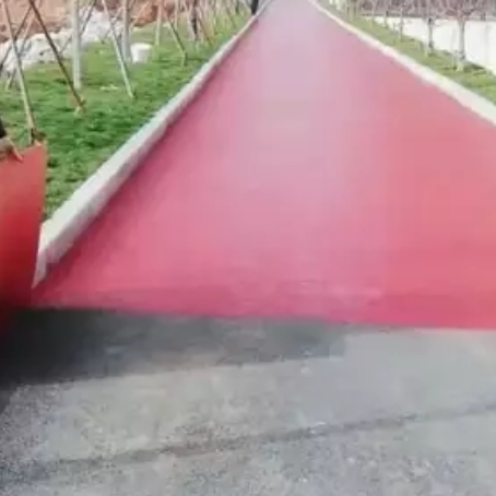 韶关​ 彩色路面喷涂翻新是一种低成本
